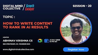 DMC Growth Catalyst Session 20