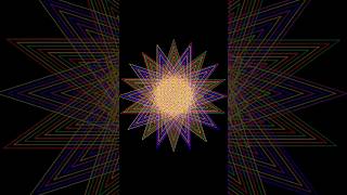 Hypnotic Spiral Starburst in Python Turtle#viralshorts#trendingshorts#python#animation #phonk