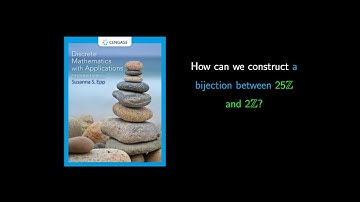 (7.4.5) Hebben de verzamelingen 25Z en 2Z dezelfde cardinaliteit ondanks hun verschillende struct...