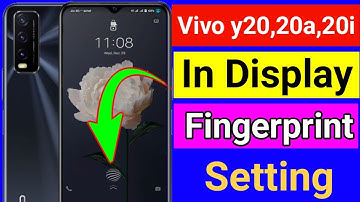Vivo y20 in display fingerprint setting | Vivo y20 mobile me fingerprint lock kaise lagaye