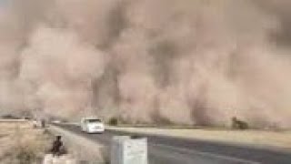 Şanlıurfada Kum Fırtınası Meydana Geldi 2021