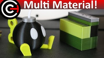 3D Printed Bob-Omb in 4 Colors! - Prusa Multi Material Upgrade