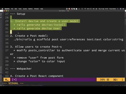 פיתוח Full Stack עם Rails, React ו Web Sockets - חלק 1