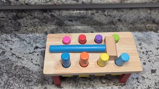 Melissa and Doug Deluxe Pounding Bench REVIEW #amazonfinds #founditonamazon
