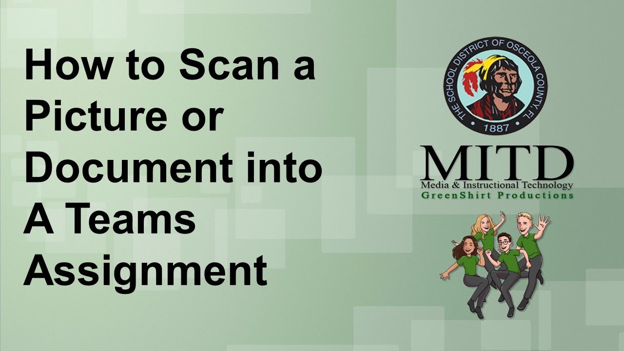 How To Scan A Picture Or Document Into A Teams Assignment YouTube