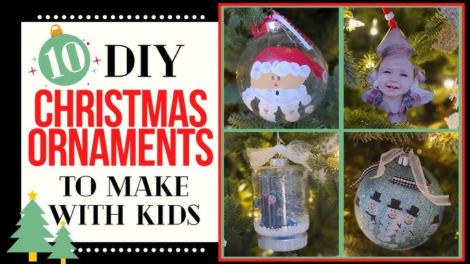 Easy DIY Christmas ornaments to make with your kids - Six Clever Sisters