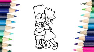 The Simpsons Coloring Page Wealth