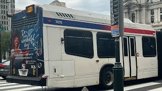 SEPTA 2015 Nova Bus LFSA #7476 On Route 17!