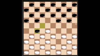 #warcaby #jakgracwwarcaby warcaby - uderzenie nowicjusza screenshot 1