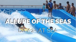 Royal Caribbean Allure of the Seas - Day 2 (At Sea) FORMAL NIGHT, FLO-RIDER, ICE GAMES, CENTRAL PARK