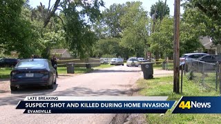 Suspect shot and killed during Evansville break-in, two other suspects on the run