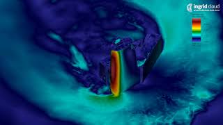 How can wind simulations drive design optimisation?