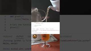 Python Program for function without argument and without return type. #shortsvideo