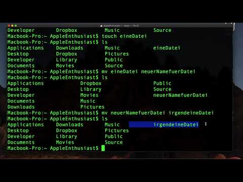 macOS Terminal - How to rename files