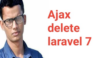 Live Table Delete using Ajax Jquery in PHP Mysql with laravel 7