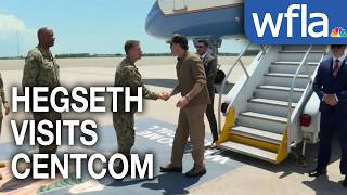 'We will be hitting Iran hard,' Secretary Hegseth visits CENTCOM and receives update on Iran