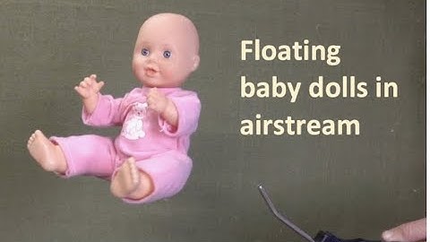 Flying baby dolls.... the Coanda effect in action