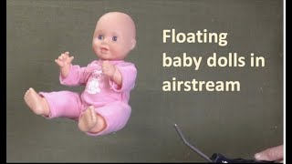 Flying baby dolls.... the Coanda effect in action