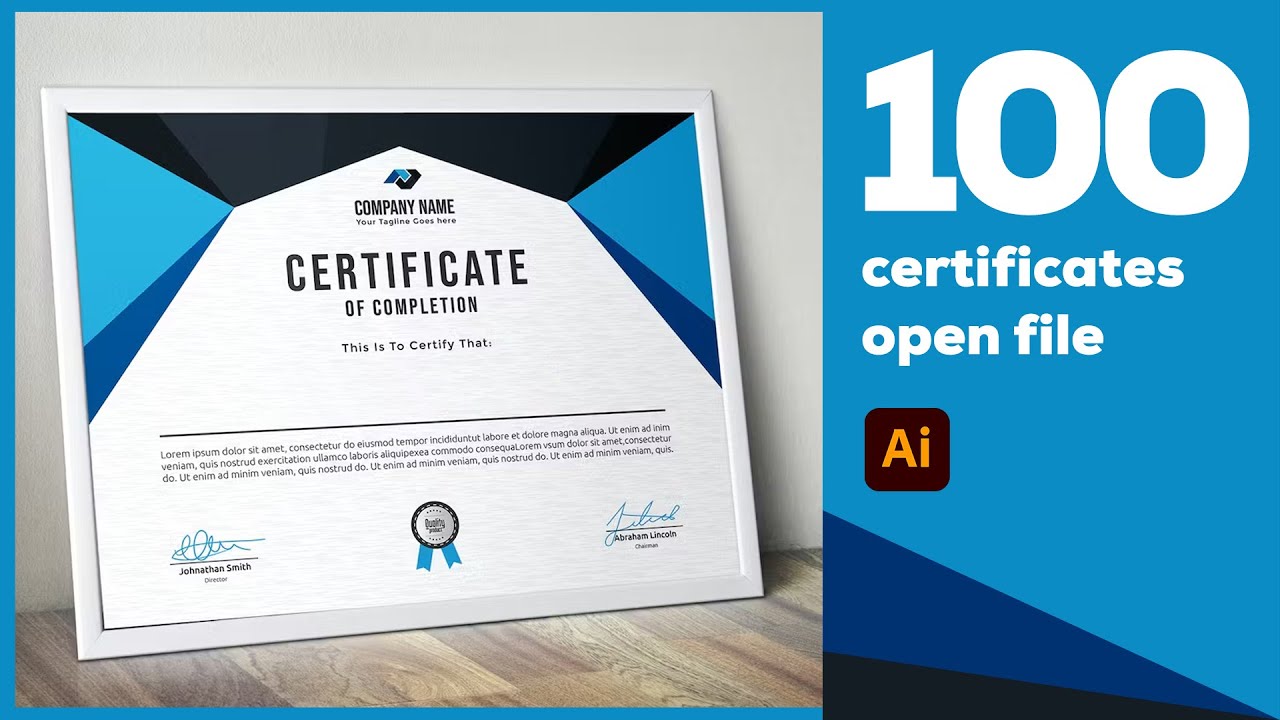 CERTIFICATE TEMPLATE AI / EPS FORMAT FREE DOWNLOAD | 100+Certificate ...