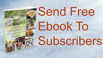 How to Send a Free PDF file To Your Email Subscribers In Mailchimp