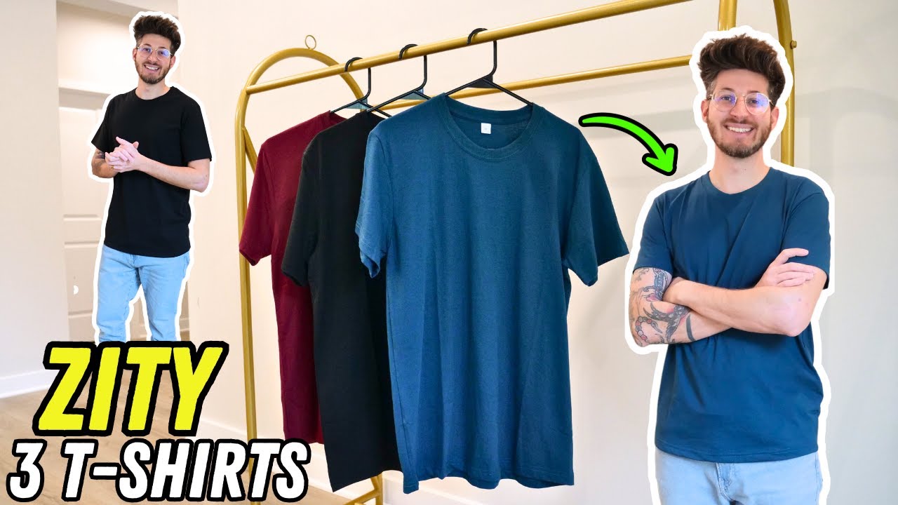 Набор из 3 дышащих футболок ZITY: таблица размеров и полный обзор.