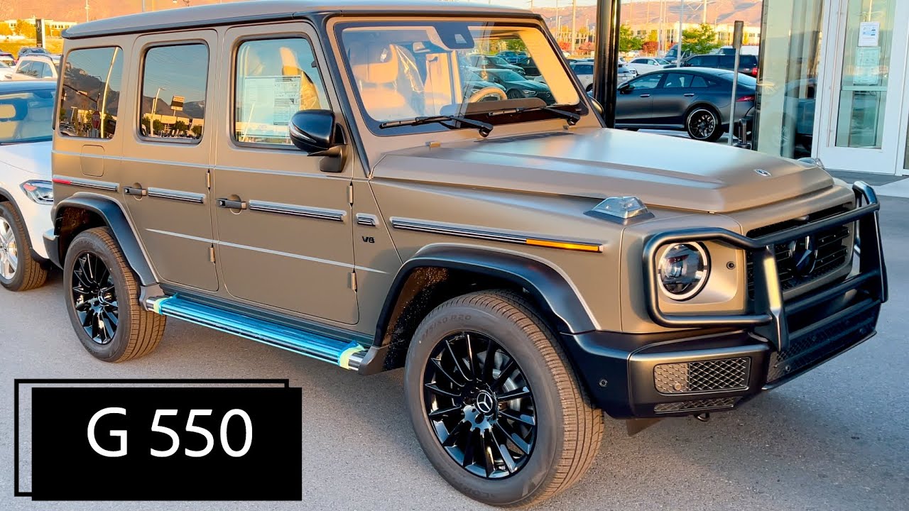 2021 G 550 SUV G manufaktur Dark Olive Green Magno matte YouTube