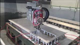5-Axis CNC Stone Machining Center: Sink Cutout & Edge Profile (Helios ZT)