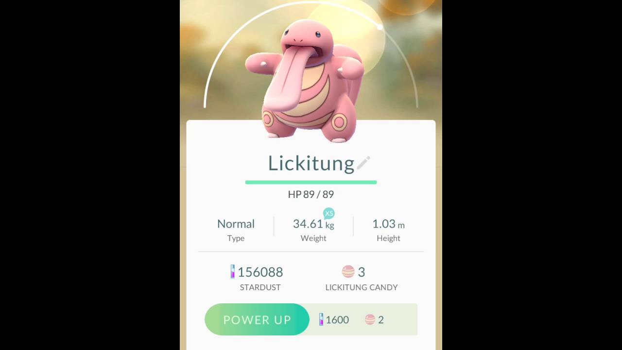 Pokemon Go: Lickitung