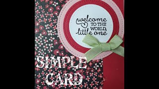 Welcome Baby Card
