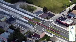 Green Line LRT: North to South track alignment (March 2017)
