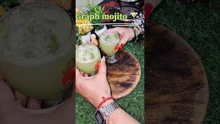 Refreshing Grapes Mojito #viral #recipe #youtubeshorts #cooking #summerdrinks #summer #mojito #food
