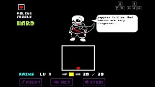 Outerstarunderswaplove Strick爱的打击Sans战Hard难度无伤