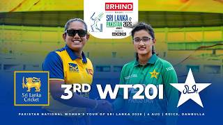 💥 LIVE | 3rd T20I - Pakistan Women tour of Sri Lanka 2026