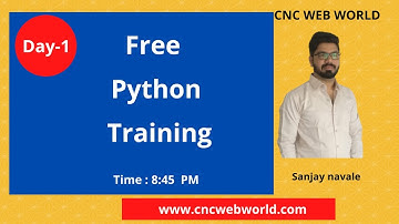 Free Python workshop by CNC WEB WORLD