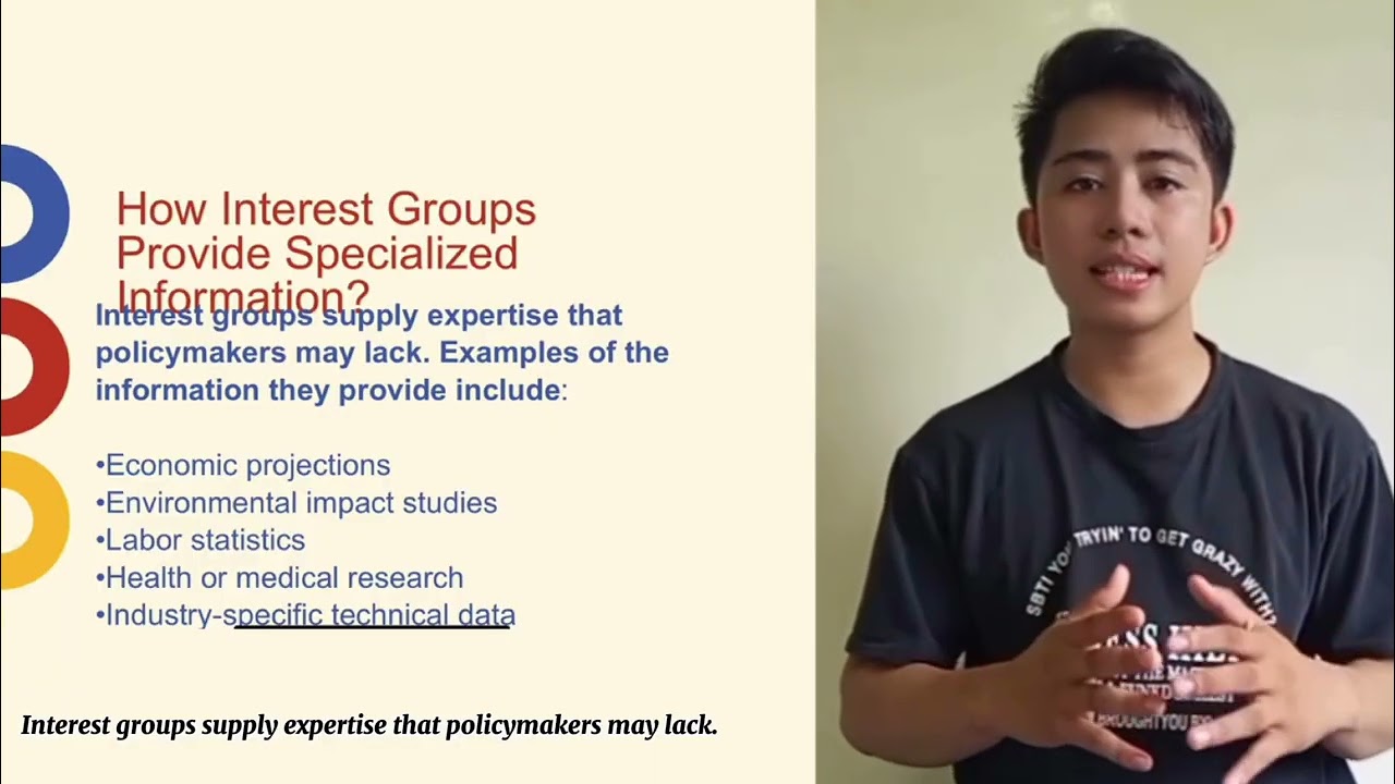 Interest Groups Lobbying and Policy Influence 