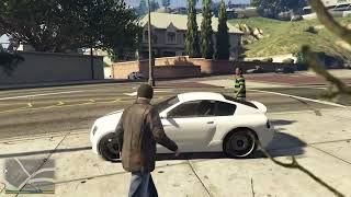 How to complete gta 5 mission getaway vehicle michael tutorial english #35