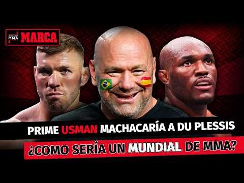 ¿HABRÁ MUNDIAL de MMA en UFC? - PREVIA USMAN vs DU PLESSIS: ALBERTO MONTES, McMILLEN…