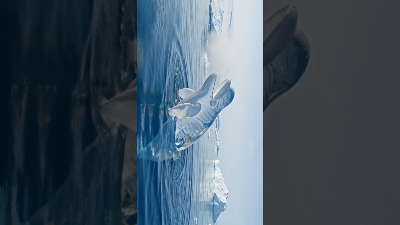 "The Arctic in Crystal 🐧❄️ Majestic Polar Wildlife 