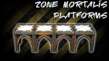 Terrain Tutorial - Zone Mortalis Platforms - Warhammer 40K, Kill Team, Necromunda