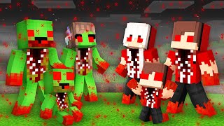 Maizen and Mikey FAMILY Found BLOOD SNOW in Minecraft! - Parody Story(JJ and Mikey TV)