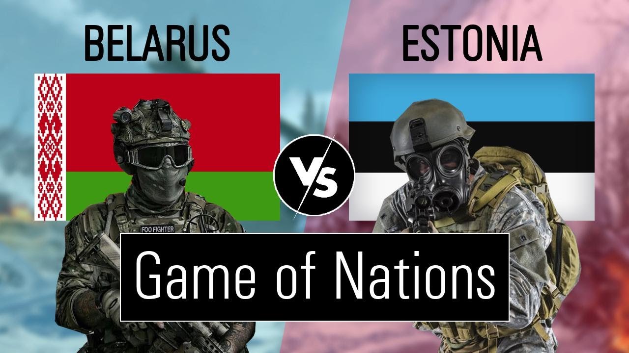 Estonia vs Belarus military power comparison (military comparison)