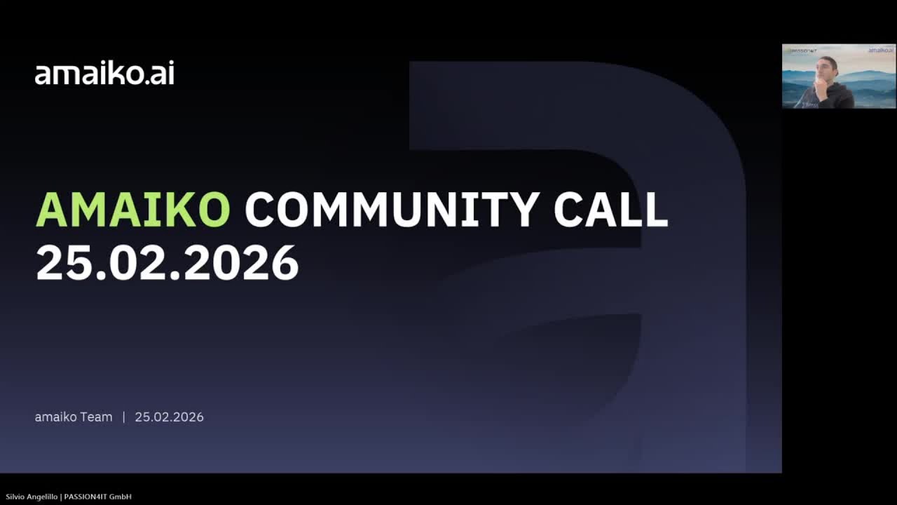 Dritter Community-Call - Februar 2026
