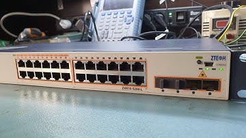 ZTE ZXR10 5250-L network switch repair
