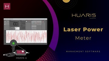 Huaris laser power meter managment software Tutorial