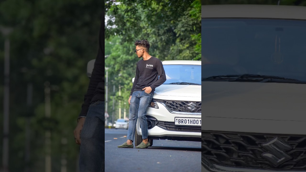 Boy's Car Photography Pose | 