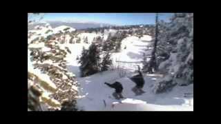 chamrousse winter 2008  -  skiing (on the) rocks