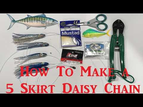 How To Make a 5 Skirt Daisy Chain Simple & Easy - Inshore Pelagic's 