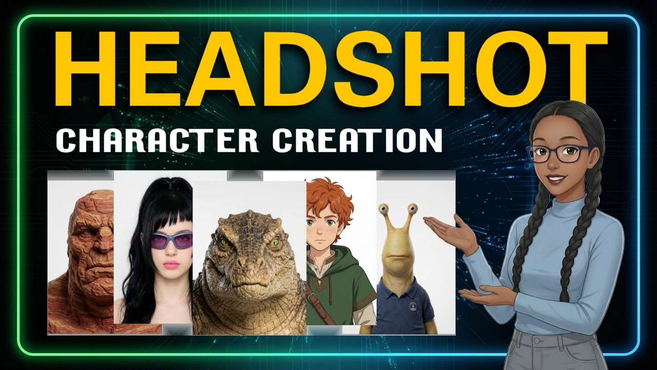 Headshot | AI Character Creation Walkthrough Tutorial - YouTube