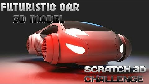 Scratch 3D Challenge l Futuristic Car 3D Model ll Animation ll prisma 3d ll NK DYNAMIC