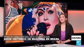 Madonna en Copacabana: la fiesta final de su &#39;Celebration Tour&#39; • FRANCE 24 Español